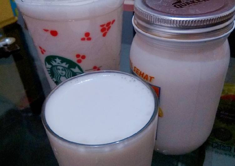 Resep Raw Almond Milk(home made) Anti Gagal