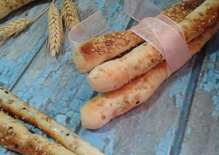 Recipe of Super Quick Homemade Cheese Fingers with Sesame