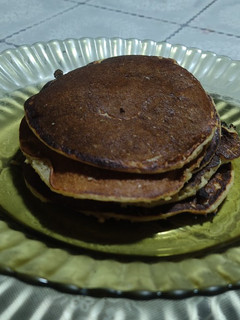 Una foto de Hotcakes de banana sin harina #fit #saludable