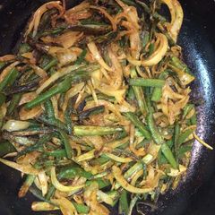 A picture of Bhindi (Okra)Fry.
