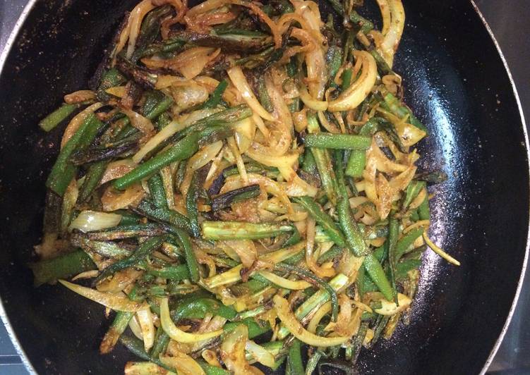 Easiest Way to Prepare Favorite Bhindi (Okra)Fry