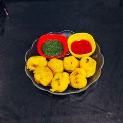 Lotus Stem Fritters A picture of Lotus Stem Fritters.