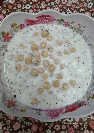 صورة لوصفة ترويقه حمص مع اللبن