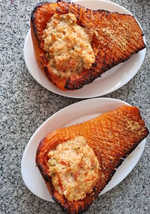 Una foto de Zapallo relleno