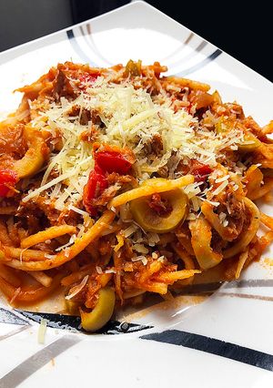 Foto de Espaguete de pupunha com atum | LOW CARB