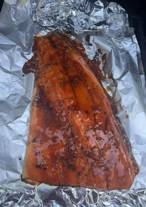 A picture of Teriyaki Grilled Salmon.