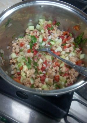 Una foto de Ceviche de Soya económico