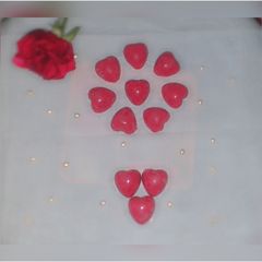 A picture of Heart shape dryfruit chocolate.