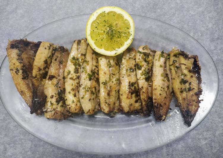 Filetes de sardina a la plancha