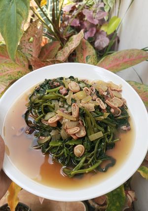 Foto resep Kangkung cumi asin