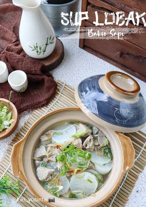Foto resep Sup Lobak Bakso Sapi