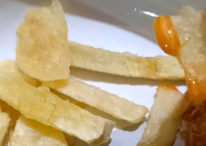 Standar Resep  memasak Kentang goreng krispi  gurih