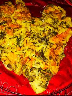 عکسی از دستور تخم مرغ با تره (پیازچه کوهی)