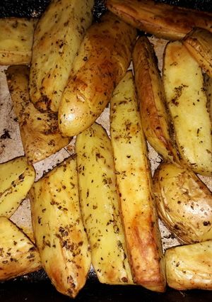 Una foto de Papas rústicas