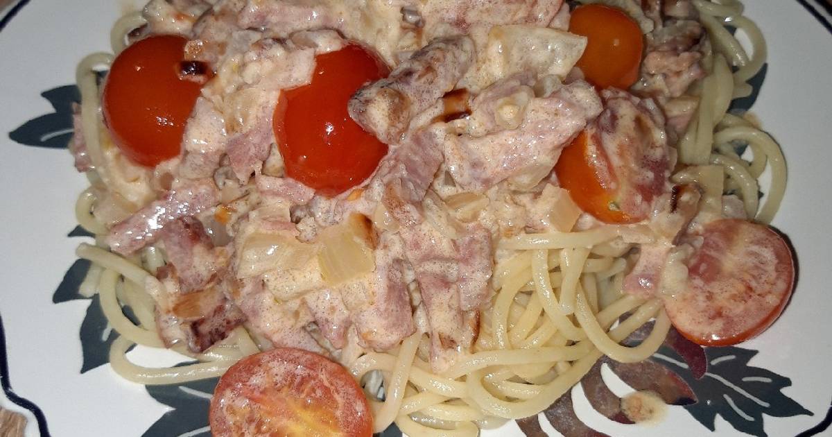 Pâtes à la saucisse de Morteau de Mariama - Cookpad