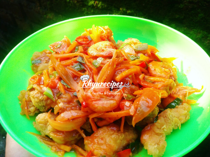 Resep Ayam Crispy Saus Udang Asam Manis #BikinRamadanBerkesan Ekonomis