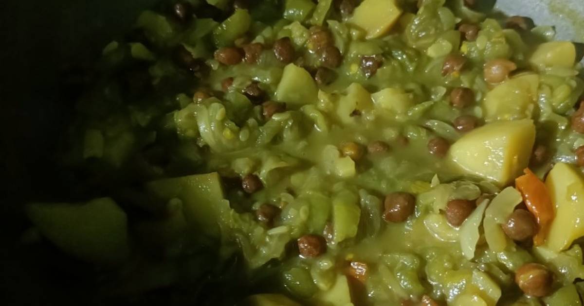 Nenua Chana ki Sabji (Sponge Gourd & Chickpea vegetables) Recipe by Sarita Srivastava Cookpad