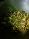 Nenua Chana ki Sabji (Sponge Gourd & Chickpea vegetables)
