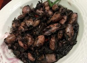 Foto resep Cumi tinta hitam sederhana