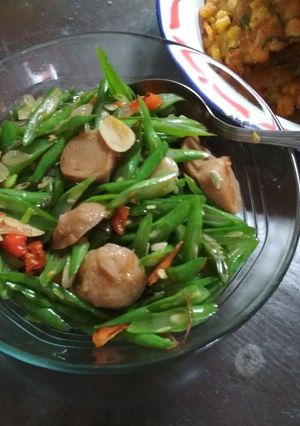 Foto resep Tumis Buncis Bakso