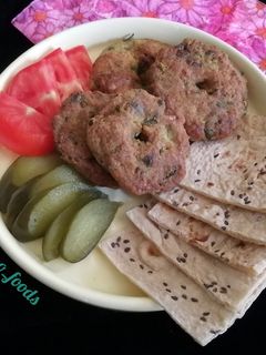 عکسی از دستور کباب شامی بروجردی