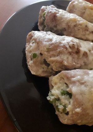 Krémsajtos töltött karaj recept fotója
