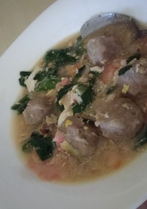 Foto resep Seblak kerupuk + bakso