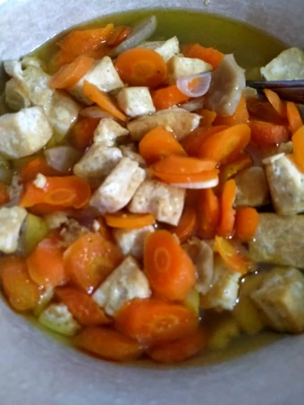 Langkah Mudah untuk Membuat Resep Capcay wortel tahu bakso simpel dan enak yang  Bikin Ketagihan Anti Ribet, Uenak Banget