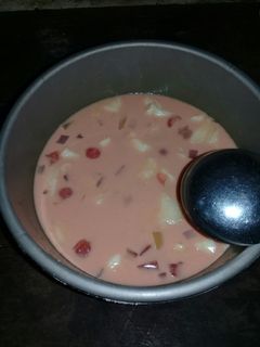 Foto resep Es buah tape segar