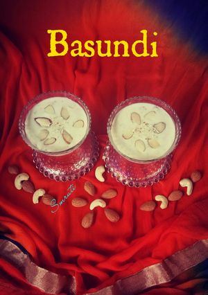 A picture of Basundi.