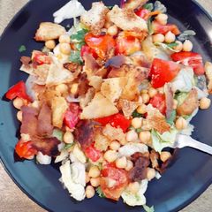 A picture of Lemon-Pepper Chickpea Fattoush.
