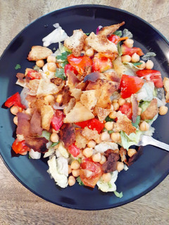 A picture of Lemon-Pepper Chickpea Fattoush.