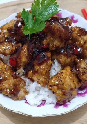 Foto resep Kakap goreng saus blackpepper