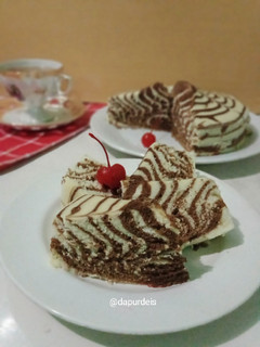 Foto resep Bolu Zebra Kukus Ekonomis