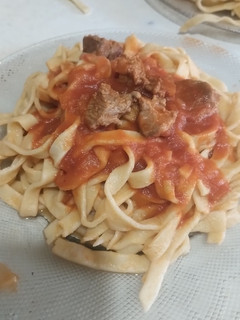 Una foto de Fideos caseros
