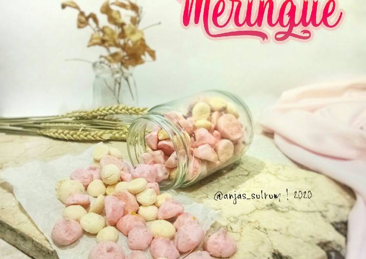 step by step  Meringue yang Lezat