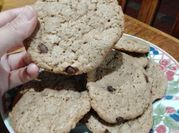 Una foto de cookies fáciles sin manteca