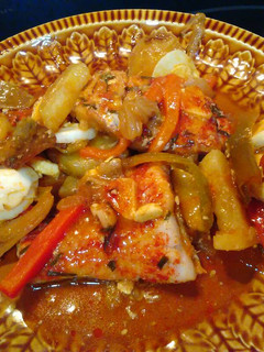 Una foto de Bacalao a la cazuela, montada