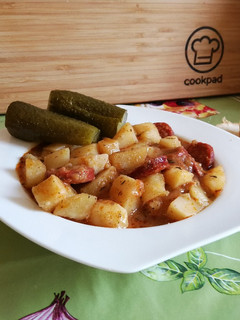 Pikáns paprikás krumpli recept fotója