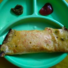 A picture of Besan ka cheela.