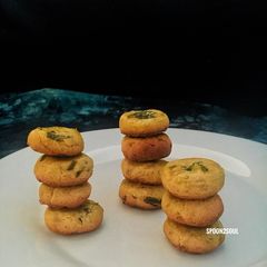 A picture of Gluten-free Mozzarella Savory Cookies.