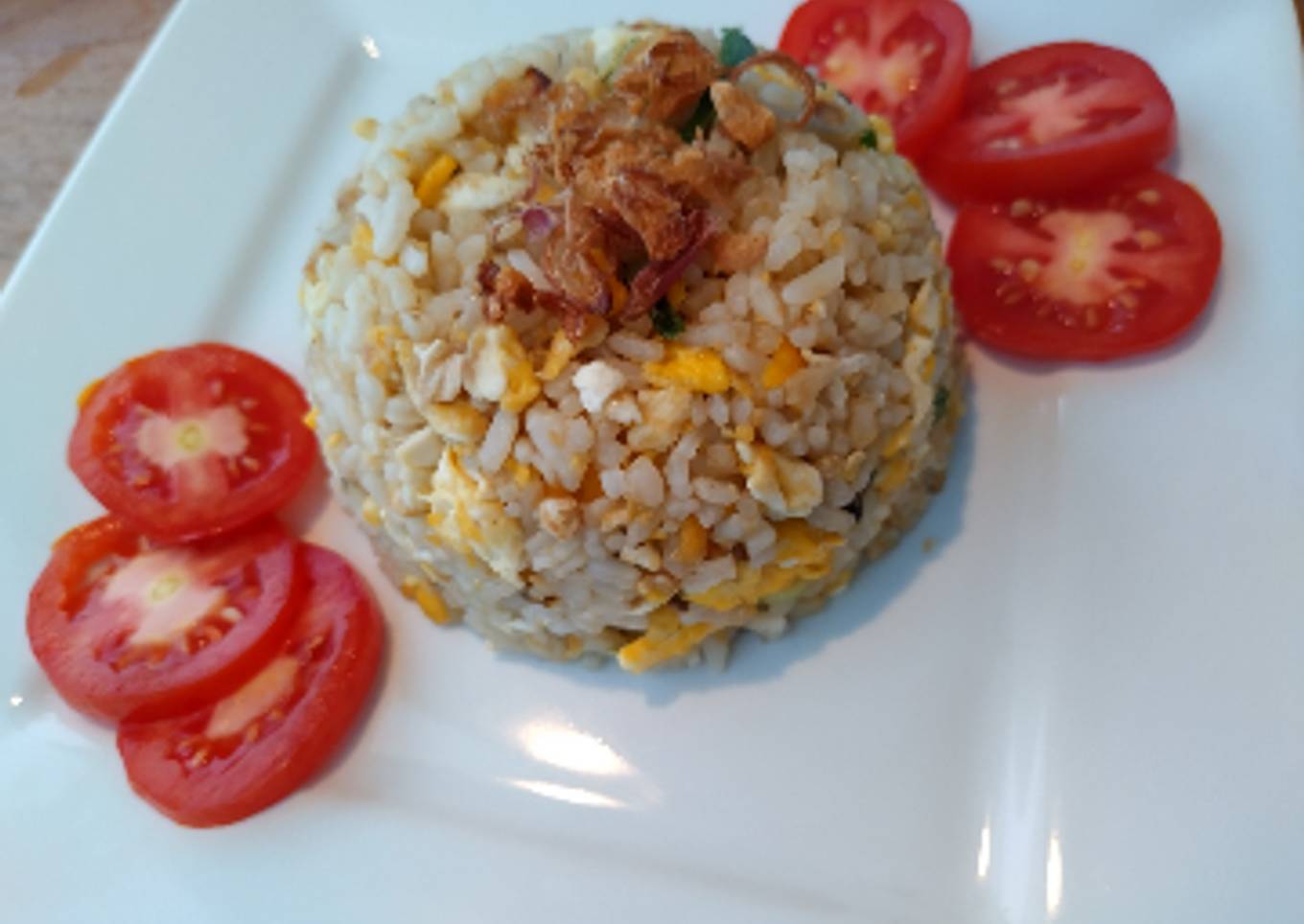 Nasi goreng hati ayam (favorit bocah)