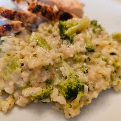 A picture of Creamy Rice and Broccoli (using leftover rice).