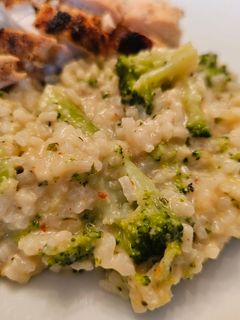 A picture of Creamy Rice and Broccoli (using leftover rice).