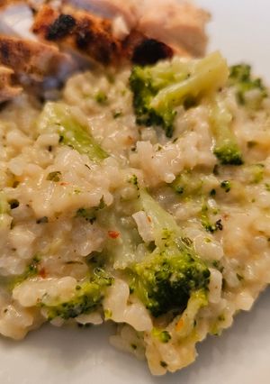 A picture of Creamy Rice and Broccoli (using leftover rice).