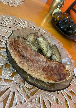 Una foto de Filetes de brótola empanados