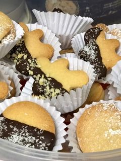 Una foto de Galletas de mantequilla tipo danesas sin lactosa