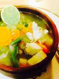Sopa Rápida De vegetales y Pollo