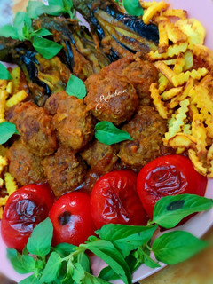 عکسی از دستور مُشته بادمجان غذای ساده