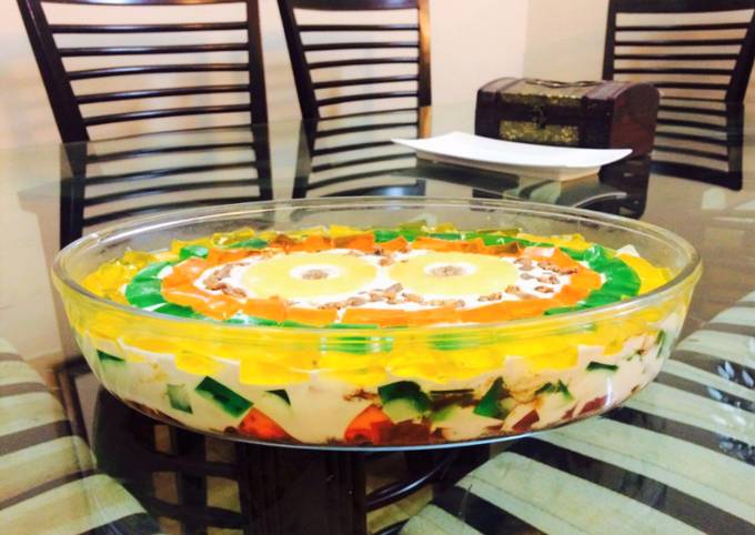 Recipe of Super Quick Homemade Creamy Pineapple🍍 Delight with jellies